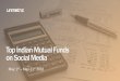 Comparison of Top Indian Mutual Funds on Social Media