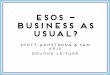 ESOS – Business as Usual?