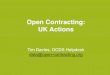 Four Steps for Open Contracting in the UK