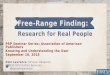 Free-Range Finding: User Research for Real People