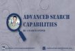 Advanced Search Capabilities