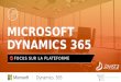 Focus sur Microsoft Dynamics 365