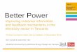 Better Power: improving customer information and feedback mechanisms in the electricity sector in Tanzania