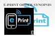 E-Print order synopsis presentation