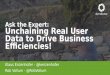 Unchaining real-user data to drive business efficiencies