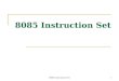 8085 instruction-set new