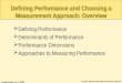 Measuring Performance {Lecture Notes}