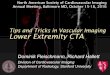 Tips and Tricks in Vascular Imaging (Lower Extremity CTA)