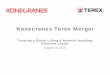 20150811 terex konescranes merger joint investor presentation