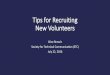 Tips for Recruiting New Volunteers
