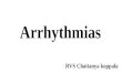Pharmacotherapy of Arrhythmias