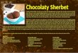 Chocolaty sherbet