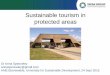 Sustainable tourism in protected areas