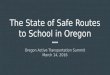 ATS-16: The State of Safe Routes to School in Oregon