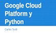 Google Cloud Platform y Python