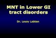 Medical Nutrition Therapy . Lower GI