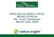 English Fluency Hack - Word Stress