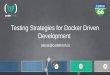 Codefresh + Cloud 66 webinar: Testing Strategies for Docker Driven Development