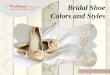 Bridal shoe colors and styles