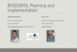 BYOD Planning and Implementation