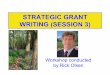 Strategic Grant Writing 3