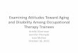 Examining attitudes toward aging and disability