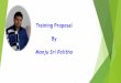 Manju Sri Palitha Training Proposal WEB