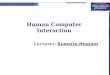 Human Computer Interaction HCI