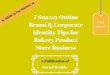 7 snazzy online brand & corporate identity tips for bakery product store business