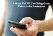5 Ways VoLTE Can Bring Great Value to the Businesses