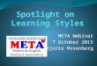 Spotlight on learning styles   modovia webinar 2015