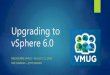 Upgrading to VMware vSphere 6.0