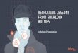 Sherlock deck upload to slideshare