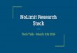 NoLimit Research Stack