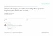 Web 2.0 Messaging Tools for Knowledge Management? Exploring the Potentials of Slack