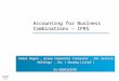 Business Combinations - IFRS & US GaaP