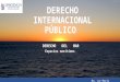 DERECHO INTERNACIONAL PUBLICO, DERECHO DE MAR.   Mg. Luz María Pinto