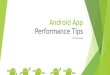 Tech Talk #2: Android app performance tips
