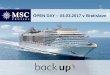 Open Day - Práca na zaoceánskych výletných lodiach MSC Cruises