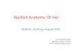 Dr. kamal kant   applied anatomy of hip