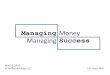 Managing Money Managing Success - 05.10.2016