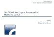 (131102) #fitalk   get windows logon password in memory dump
