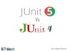 JUnit 5 vs JUnit 4