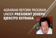 Agrarian reform program under president joseph ejercito estrada
