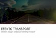 Efento Transport - Cold chain manager