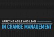 ACMP Alberta - Using Agile in Change Management