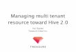 Managing multi tenant resource toward Hive 2.0