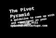 Pivot Pyramid - A guideline to experiment with and pivot your startup
