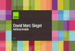 David Marc Siegel - Product Manager/Designer Product Portfolio
