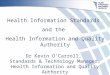 Health Information Standards - Kevin O'Carroll